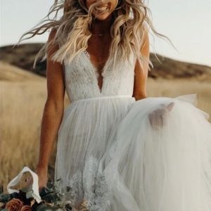 Willowby by Watters Clementine, beautiful rare find! Size 8 unaltered, BHLDN